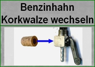 Einbau Korkwalze in BH